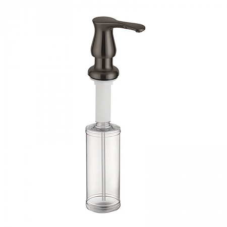Дозатор для моющего средства врезной DIS-02/GRAPHITE/300ml (ZX5969)